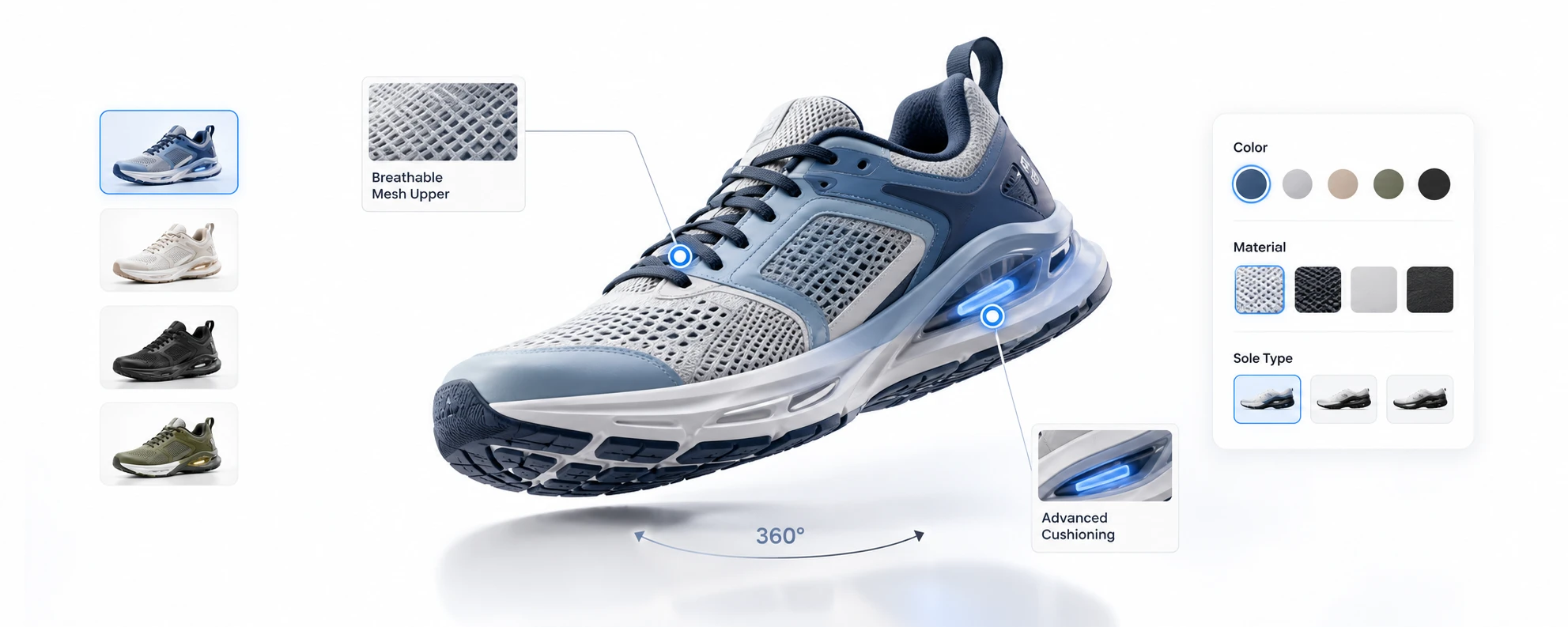 Interactive 3D product experience